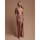 Robe longue satin -Eva & Lola - Ref : 7795