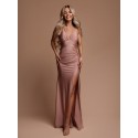 Robe longue satin -Eva & Lola - Ref : 7795