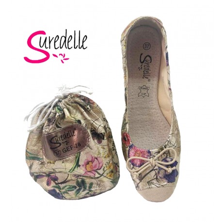 Ballerines pliables  SUREDELLE GEF28 BEIGE