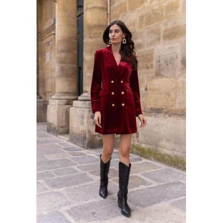 Robe Veste blazer en velours