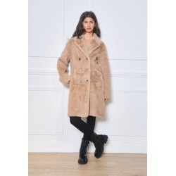 MANTEAU FAUUSE FOURRURE 7841