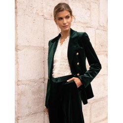 VESTE BLAZER EN VELOURS 7843