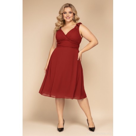Robe grande taille cheryl 7847