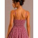 Robe courte à bretelles réglables 7856