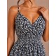 Robe courte à bretelles réglables 7857