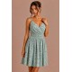Robe courte à bretelles réglables 7858
