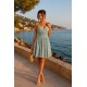 Robe courte à bretelles réglables 7858